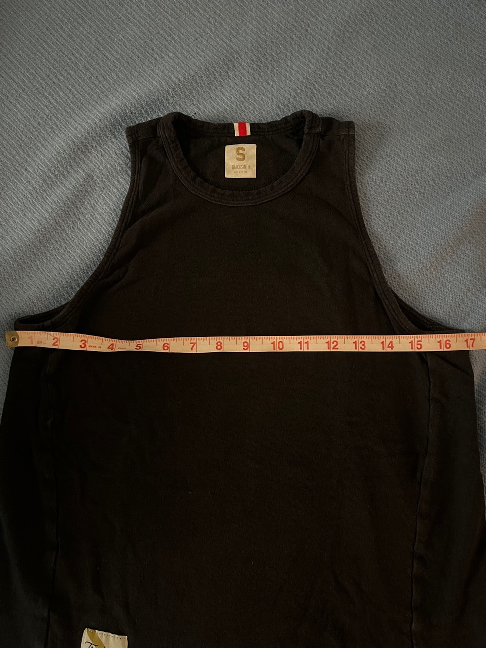 Tracksmith Black Grayboy Tank Small - Picture 9 of 10
